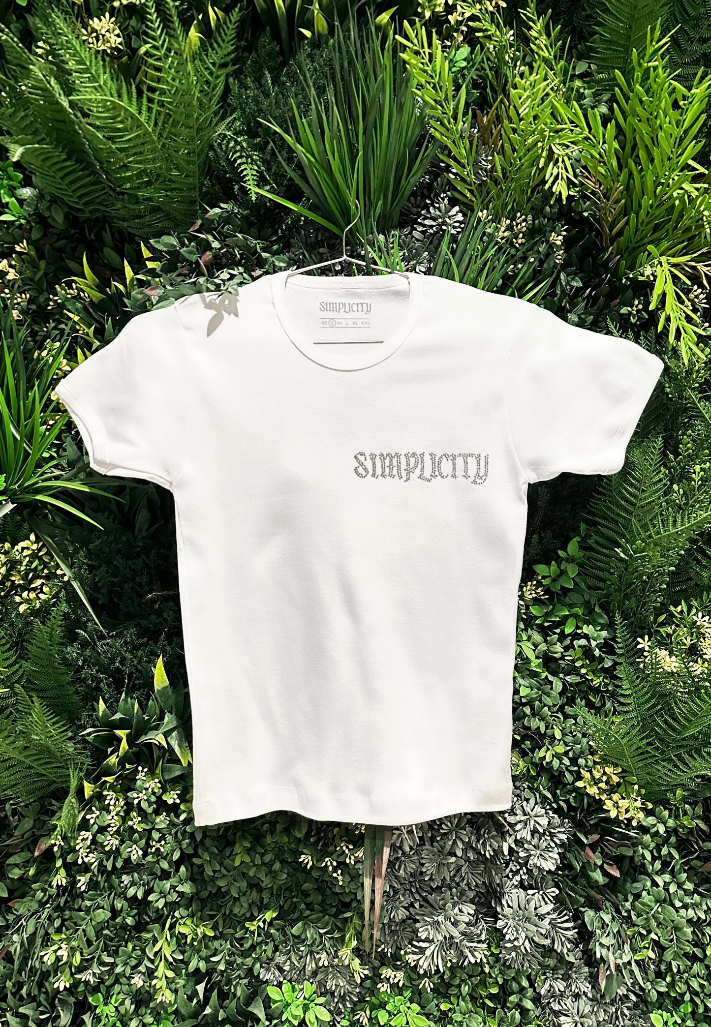 Blanco Fitted Baby Tee